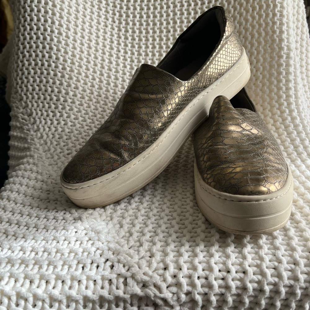 Gold Bronze Snake Print Jslides - image 2